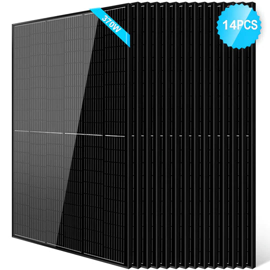 SunGoldPower 370W Mono Black PERC Solar Panel