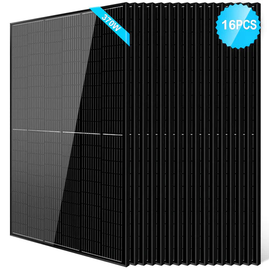 SunGoldPower 370W Mono Black PERC Solar Panel