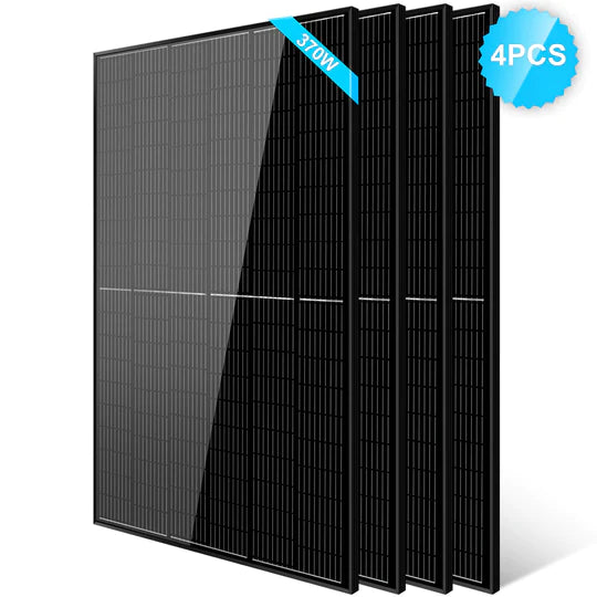 SunGoldPower 370W Mono Black PERC Solar Panel