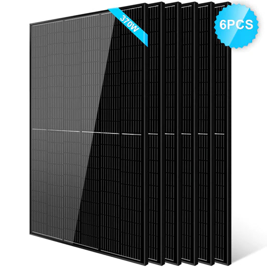 SunGoldPower 370W Mono Black PERC Solar Panel