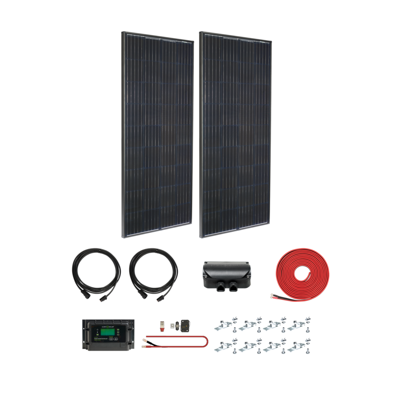 Zamp Solar Legacy Black 380 Watt Deluxe Kit