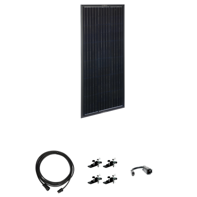 Zamp Solar OBSIDIAN® SERIES 100-Watt Solar Panel Kit