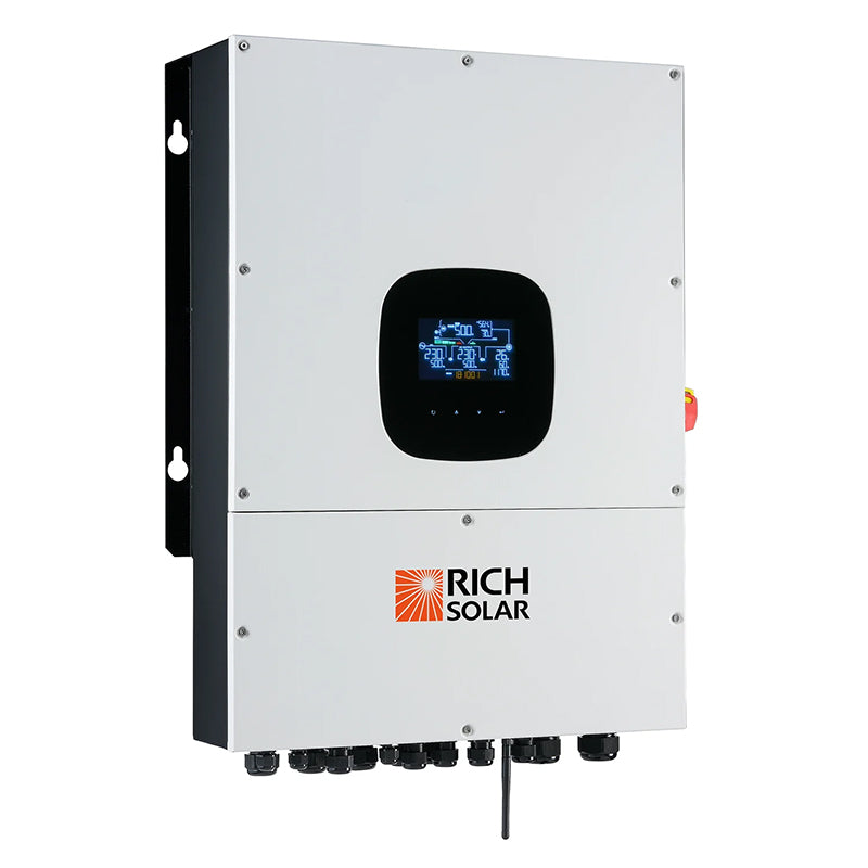 Rich Solar NOVA 12K PV Hybrid Inverter | All-In-One Solar Inverter | 12000W PV Input | 10000W Output | 48V 120/240V Split Phase