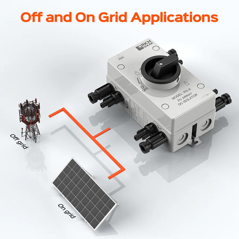 Rich Solar Solar PV DC Quick Disconnect Switch 1500V 55 Amps