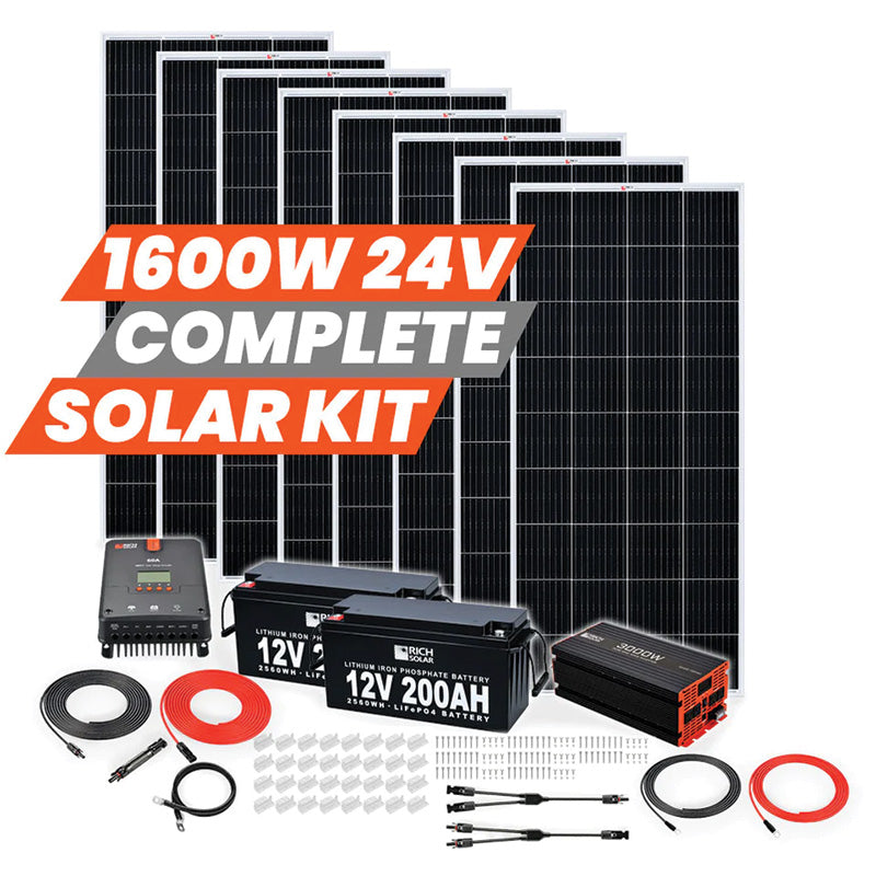 Rich Solar 1600 Watt Complete Solar Kit