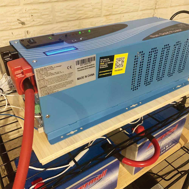 SunGoldPower 3000W DC 24V Pure Sine Wave Inverter With Charger