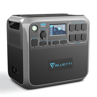 bluetti ac200p portable power station 2000w 2000wh front left view