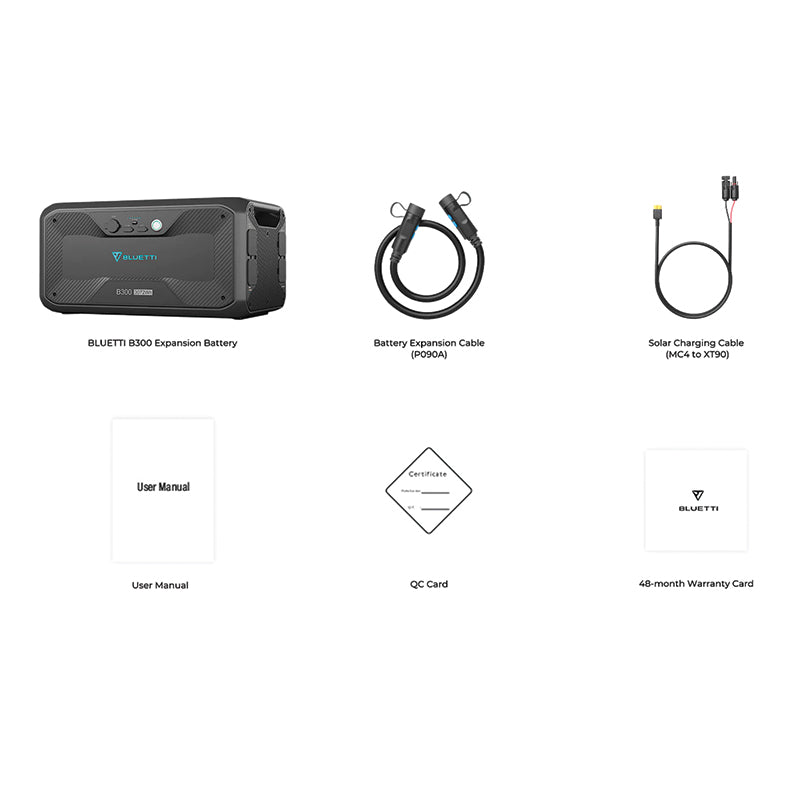 BLUETTI AC300 + 1 x B300 Home Battery Backup