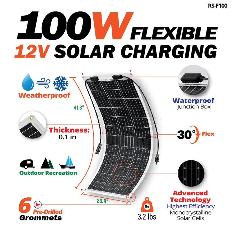 Rich Solar Mega 100 Watt Flexible Solar Panel