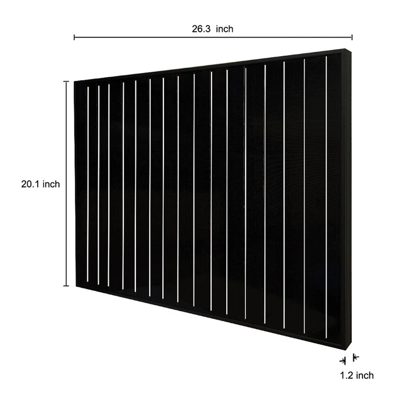 Rich Solar Mega 50 Watt Solar Panel Black