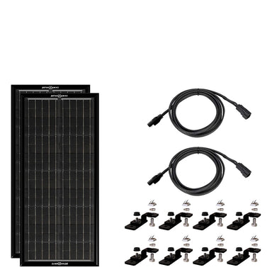 Obsidian series 90 watt solar panel kit  2x45 view 1